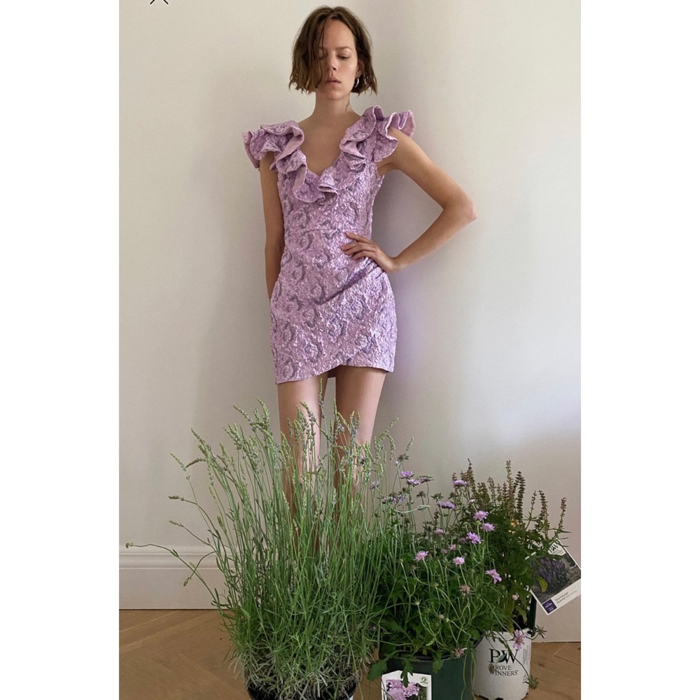 Zara Limited Edition Ruffled Mini Dress